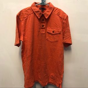 GAP Orange 3-Button Polo Shirt - Size 14/XXL